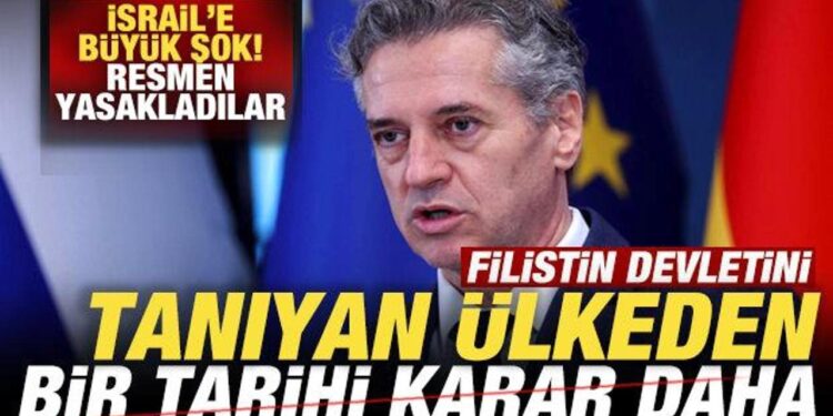 Filistin’i tanıyan ülkeden bir tarihi karar daha! İsrail’e büyük şok! Resmen yasakladılar