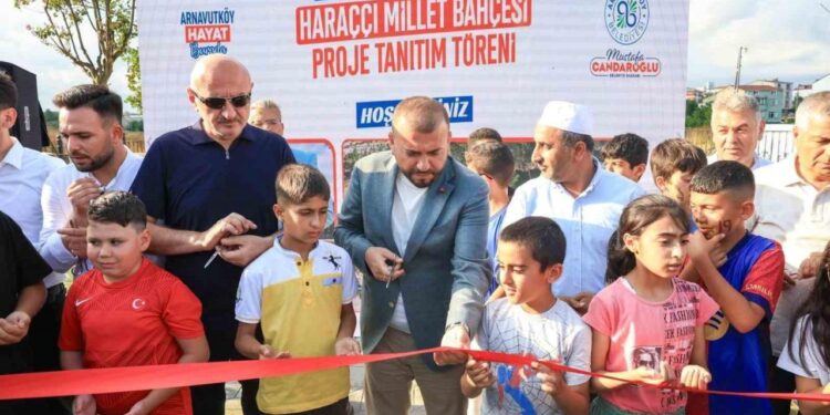 Haraççı Parkı’nın açılışında heyecan uyandıran Millet Bahçesi Projesi tanıtıldı