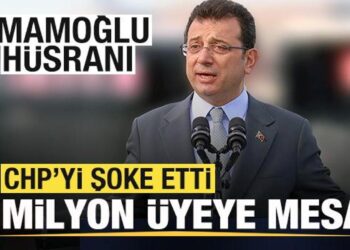 İmamoğlu hüsranı! CHP’yi şoke eden olay! 2 milyon üyeye SMS gönderdi