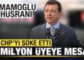 İmamoğlu hüsranı! CHP’yi şoke etti! 2 milyon üyeye SMS gönderdi