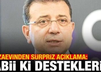 İmamoğlu’ndan cumhurbaşkanlığı adaylığı açıklaması: Desteklerim