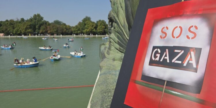 İspanya’da Filistin’e destek gösterileri