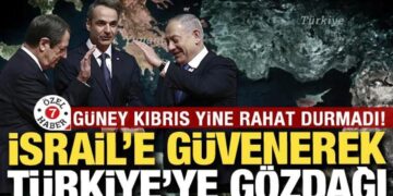 İsrail’e arkasın alarak Türkiye’ye gözdağı: Güney Kıbrıs yine rahat durmadı