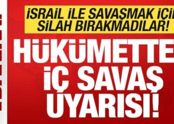 İsrail’e savaş ilan ettiler! Silah bırakmayınca hükümet ayaklandı! “İç savaş çıkabilir”