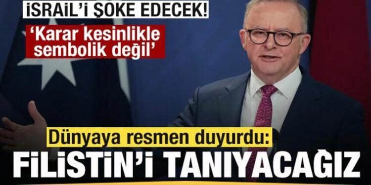 İsrail’i şoke edecek! Bir ülke daha duyurdu: Filistin devletini tanıyacağız