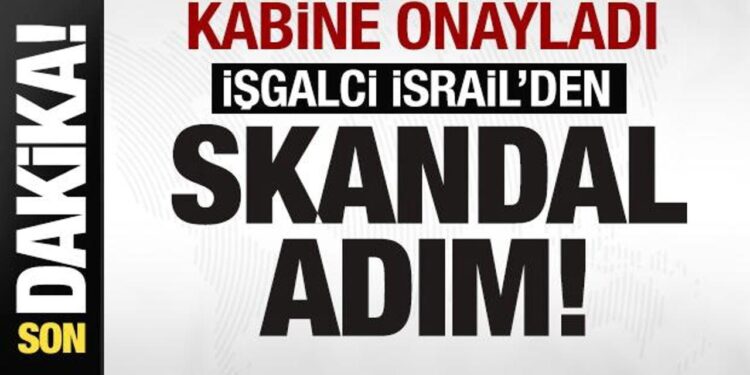 Kabine onayladı! İsrail’den skandal adım! Gazze için 5 şart