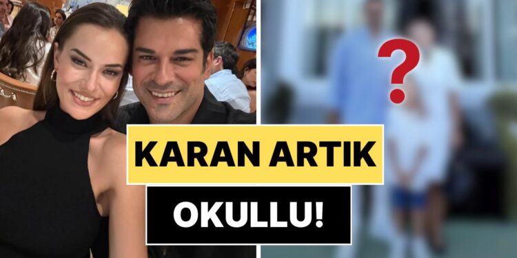 Karan Artık Okullu: Fahriye Evcen ve Burak Özçivit’ten Boşanma İddialarını Bitiren Aile Pozu!