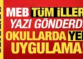 MEB genelge yayınladı! Okullarda yeni uygulama: Tüm illere yazı gönderildi