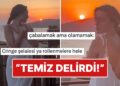 Melis Sezen’in Gün Batımı Eşliğinde Kameraya Rollendiği Anlar “Temiz Delirdi” Yorumlarını Beraberinde Getirdi!