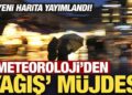 Meteoroloji yeni haritayı yayımladı! Aşırı sıcaklar etkisini yitirdi: Yağış müjdesi