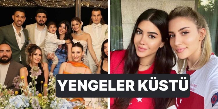 Milli Futbolcular İrfan Can Kahveci ve Ozan Tufan’ın Eşleri Rojin ve Gözde Bozuştu