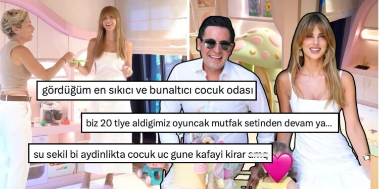 Nazlı ve Hacı Sabancı’nın Bir Tanecik Kızları Arzu Alara’nın Masallardan Fırlama Odası X’te Gündem Oldu