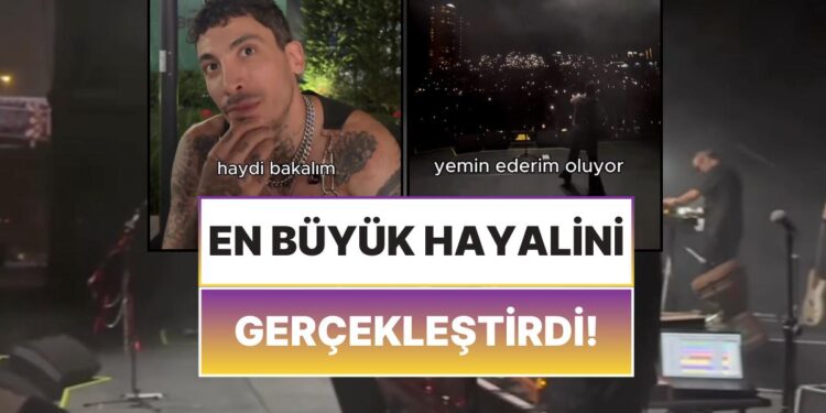 Orada Olmak Vardı: Can Bonomo Konserinde En Büyük Hayalini Gerçekleştirmenin Mutluluğunu Yaşadı!