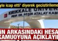 Öyle icap etti diyerek açıklanamaz! İşin arkasındaki hesabı kamuoyuna açıklayın