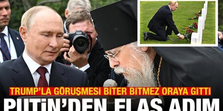 Putin, Trump’la görüşmesi biter bitmez oraya gitti