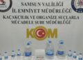 Samsun’da sahte içki üretip satan şüpheli yakalandı