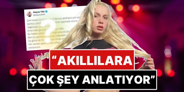 Sinirleri Bozuldu: Aleyna Tilki’den Yeni Şarkısı Uzay’ı “Az Dinlendi” Başlığıyla Haber Yapanlara Ağır Sitem!