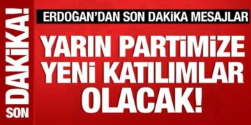 Son Dakika: Cumhurbaşkanı Erdoğan duyurdu: Yarın partimize yeni katılımlar olacak