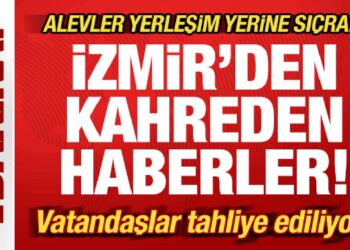 Son dakika: İzmir’den kahreden haber! Alevler evlere sıçradı! Vatandaşlar tahliye ediliyor