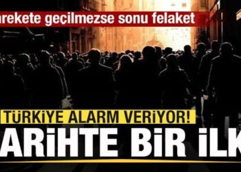 Tarihte bir ilk! Türkiye alarm veriyor! Acilen harekete geçilmeli: Sonu felaket