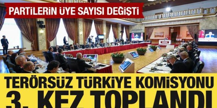 Terörsüz Türkiye Komisyonu 3. kez toplandı