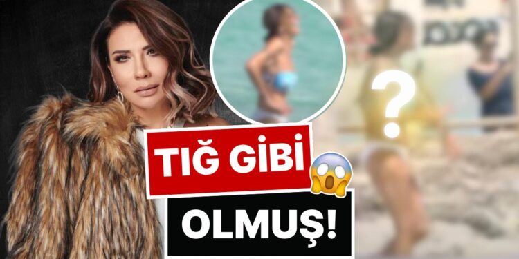 Tığ Gibi Olmuş: 6 Ayda 25 Kilo Verip Bambaşka Biri Olan Işın Karaca Çeşme Sahilinde Bikinili Görüntülendi!