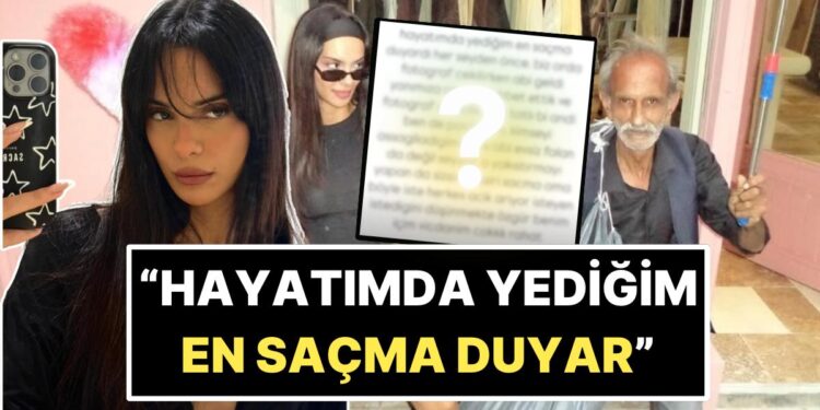 Topu Linçleyenlere Attı: Yoksul Amcayla Verdiği Poz Sebebiyle Tepki Çeken Pelinay İgit’ten Açıklama Geldi!