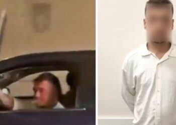 Trafikte tehditler savurmuştu! Döner bıçaklı maganda yakalandı