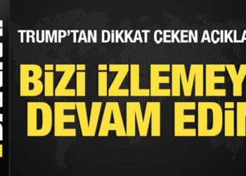 Trump: Bizi izlemeye devam edin