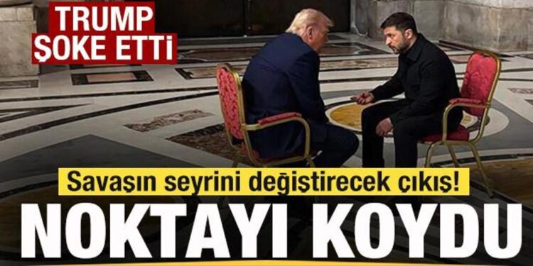 Trump şoke etti! Savaşın seyrini değiştirecek son dakika açıklaması