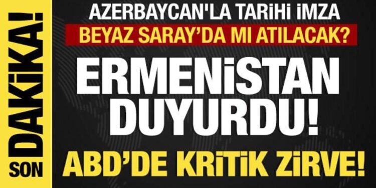 Trump’tan son dakika açıklama… Aliyev ile Paşinyan’ı Beyaz Saray’da ağırlayacak!