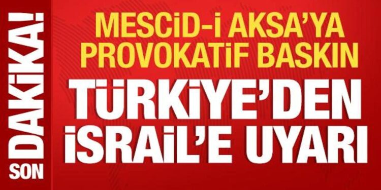 Türkiye’den İsrailli bakan Ben-Gvir’e sert tepki