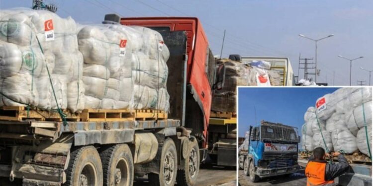 Türkiye’nin Gazze’ye yardımları devam ediyor