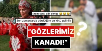 Ünlü Astrolog Nuray Sayarı’nın Krem Şantiye Benzetilen Kabarık Gelinliği Kullanıcıların Gözünü Kanattı