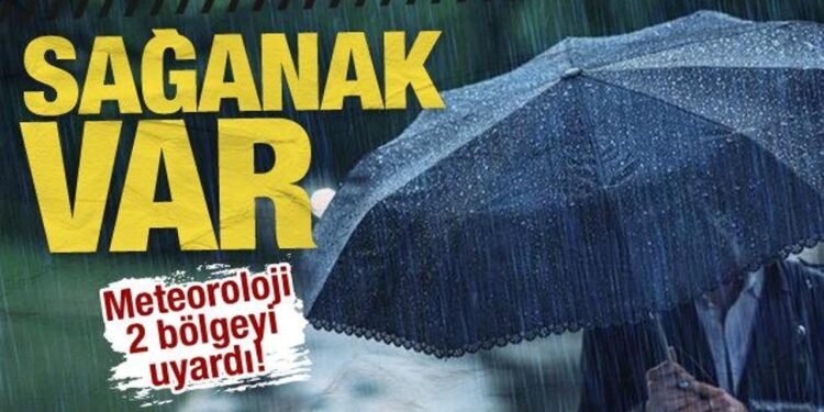 Yeni haftanın ilk günü hava nasıl olacak? Meteoroloji’den 2 bölgeye sağanak uyarısı!