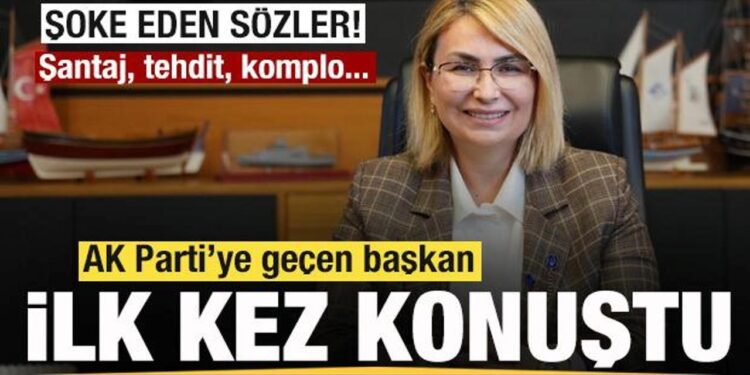 AK Parti’ye geçen Yasemin Fazlaca ilk kez konuştu! Şantaj, tehdit, komplo…