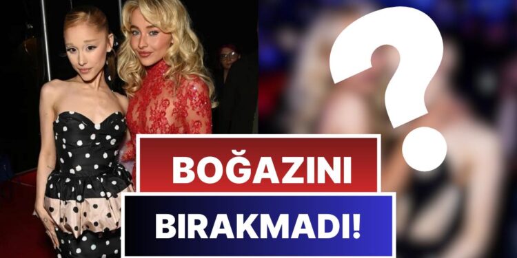 Ariana Yardım İstiyorsan Göz Kırp! Sabrina Carpenter, VMAs’ta Ariana Grande’yle İlginç Bir Poz Verdi!
