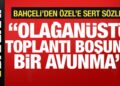 Bahçeli’den Özel’e tepki: TBMM’yi olağanüstü toplantıya çağırmaları boşuna bir avunma