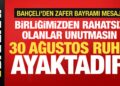 Bahçeli’den Zafer Bayramı mesajı: 30 Ağustos ruhu ayaktadır