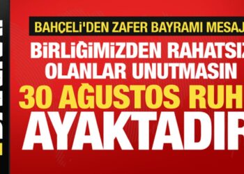 Bahçeli’den Zafer Bayramı mesajı: 30 Ağustos ruhu ayaktadır