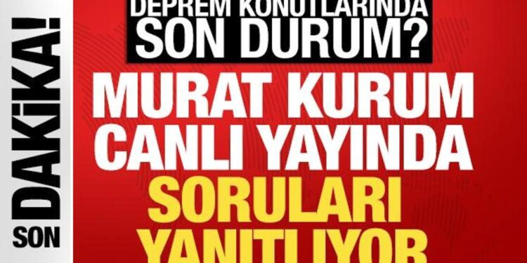 Bakan Kurum, canlı yayında soruları yanıtlıyor! ‘Yarın 300 bininci konutu teslim edeceğiz’
