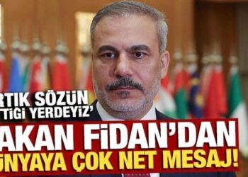 Bakanı Fidan’dan ‘Gazze’ açıklaması: Artık sözün bittiği yerdeyiz