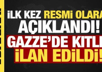 BM ‘felaket’ diyerek duyurdu: Gazze’de ilk kez resmi olarak kıtlık ilan edildi!