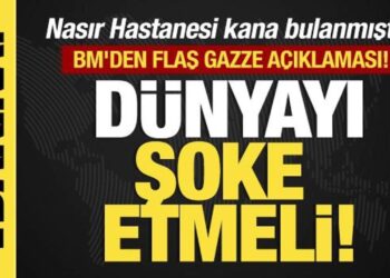 BM’den flaş Gazze açıklaması! Nasır Hastanesi kana bulanmıştı!