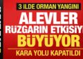 Bursa, Çanakkale, Hatay… 3 ilde orman yangını! Havandan ve karardan ekipler sevk edildi