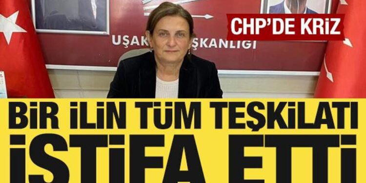 CHP Uşak İl ve Merkez İlçe yönetimleri istifa etti
