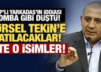 CHP’li Yarkadaş’ın iddiası bomba gibi düştü! ‘Gürsel Tekin’e katılacaklar!’ İşte o isimler
