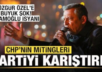 CHP’nin mitingleri partiyi karıştırdı! Özgür Özel’e büyük şok! İmamoğlu isyanı