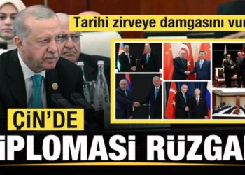 Çin’de diplomasi rüzgarı! Başkan Erdoğan’dan peş peşe görüşmeler