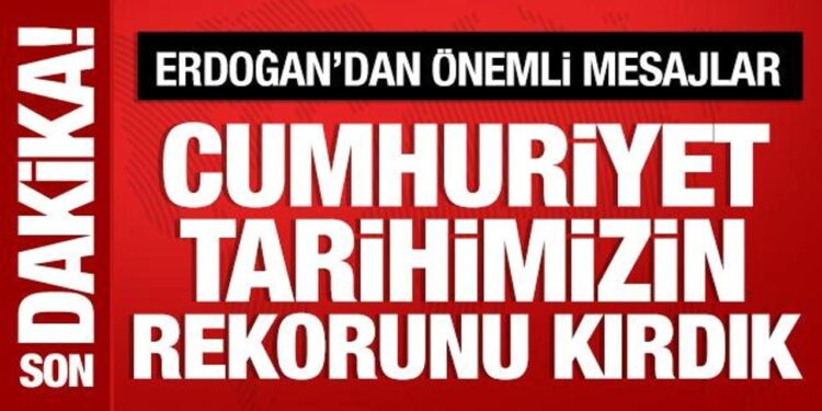 Cumhurbaşkanı Erdoğan: Türk lirasına güven hızla yükseliyor